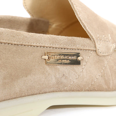 Android Homme Comporta Loafer in Beige Suede Logo