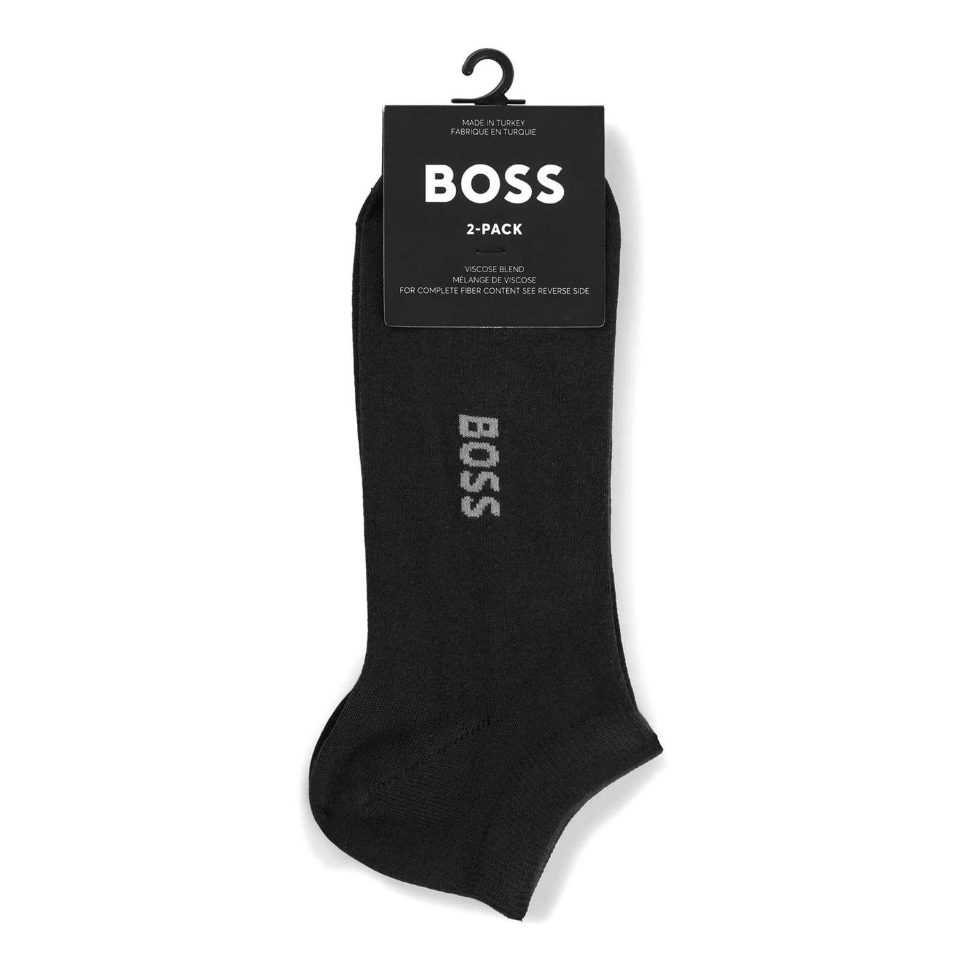 BOSS 2P AS VI Bamboo Sock in Black Pack