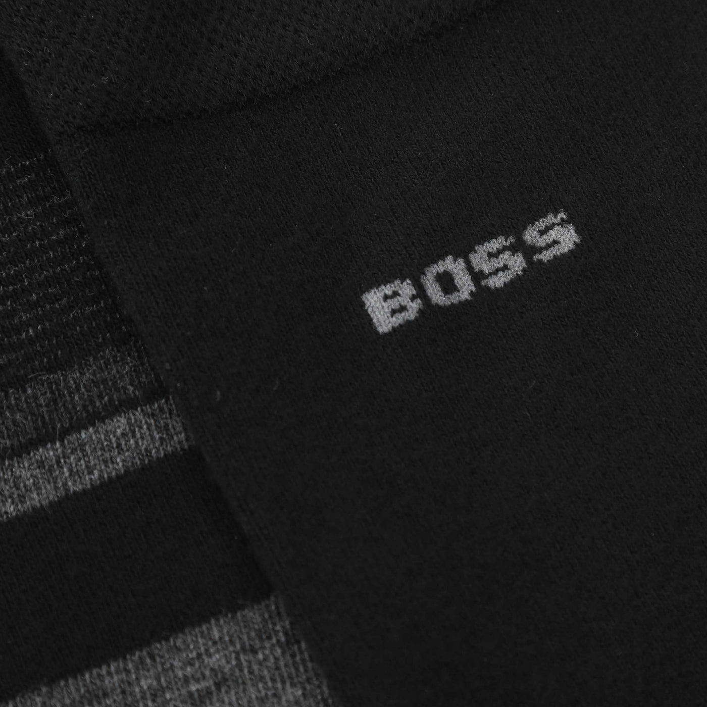 BOSS 2P RS Stripe ViBa Sock in Black Logo