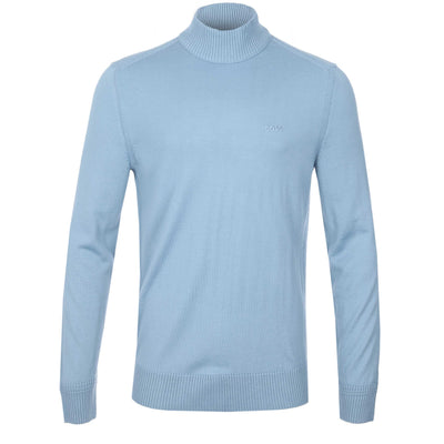 BOSS Avac M Knitwear in Open Blue