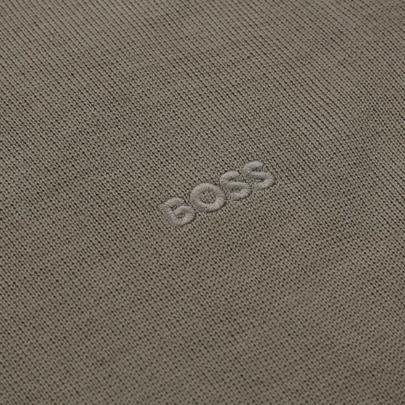BOSS Bono L Knitwear in Open Brown Logo