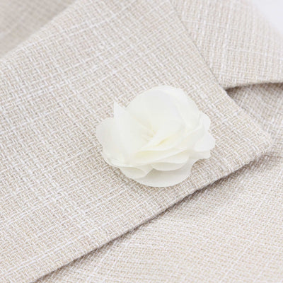 BOSS C Hanry 252 Jacket in Open White Lapel Badge