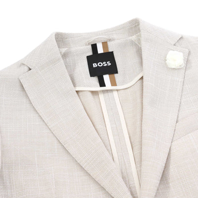 BOSS C Hanry 252 Jacket in Open White Lapel