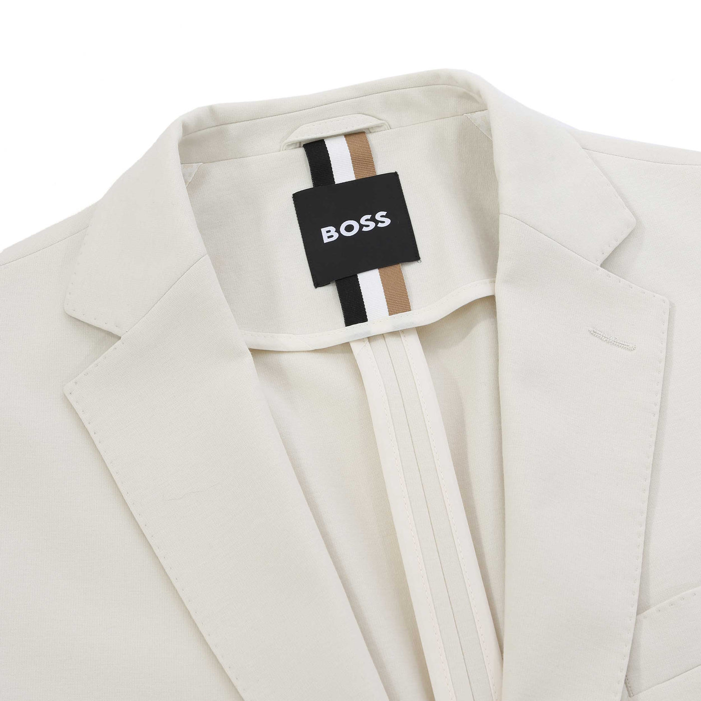 BOSS C Hanry J 233 Jacket in Open White Lapels