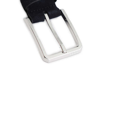 BOSS Caleb SD Sz35 Belt in Dark Blue Logo