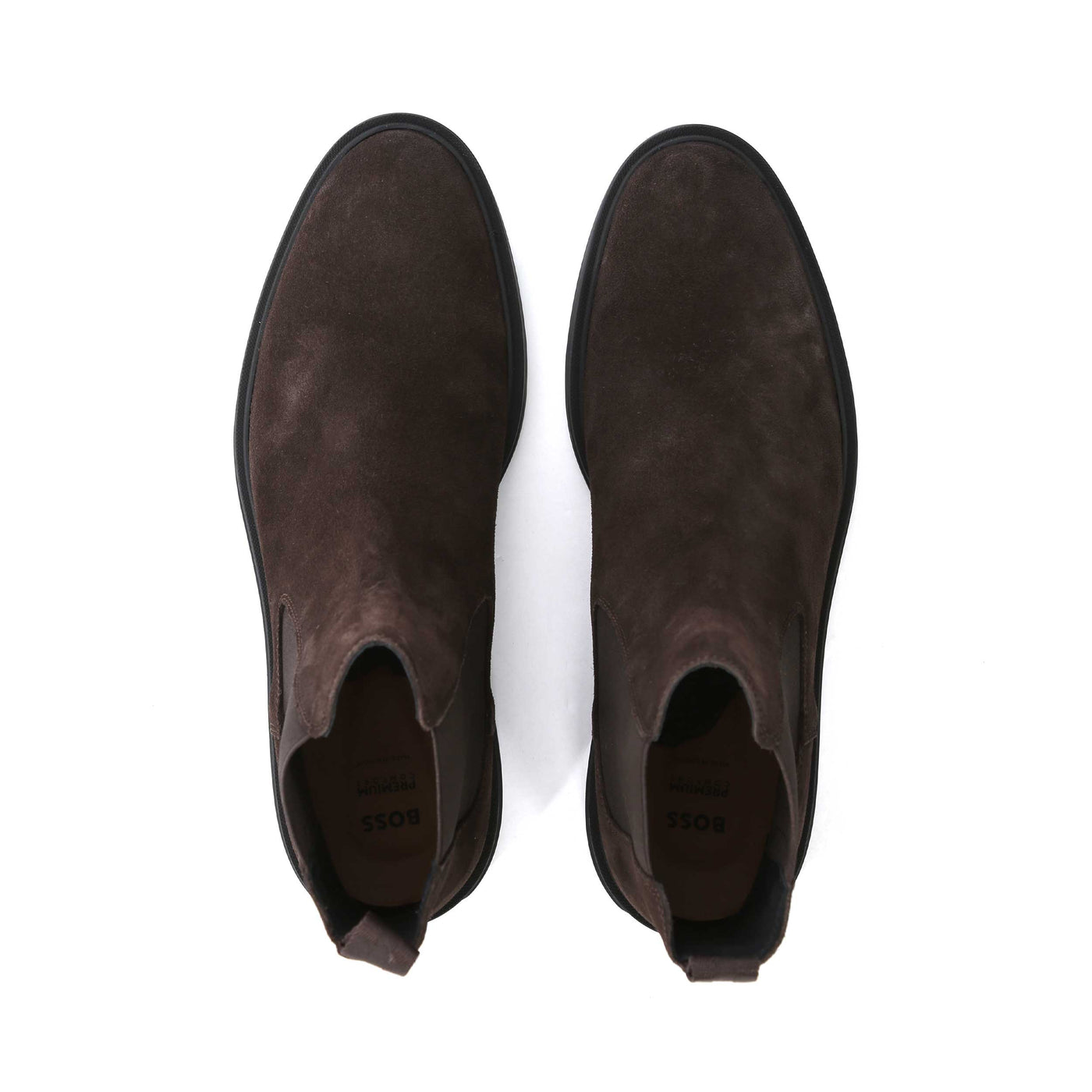 BOSS Calev Cheb sdfb Boot in Dark Brown top