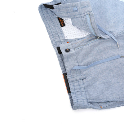 BOSS Chino Tapered DS 2 S Short in Sky Blue Waist