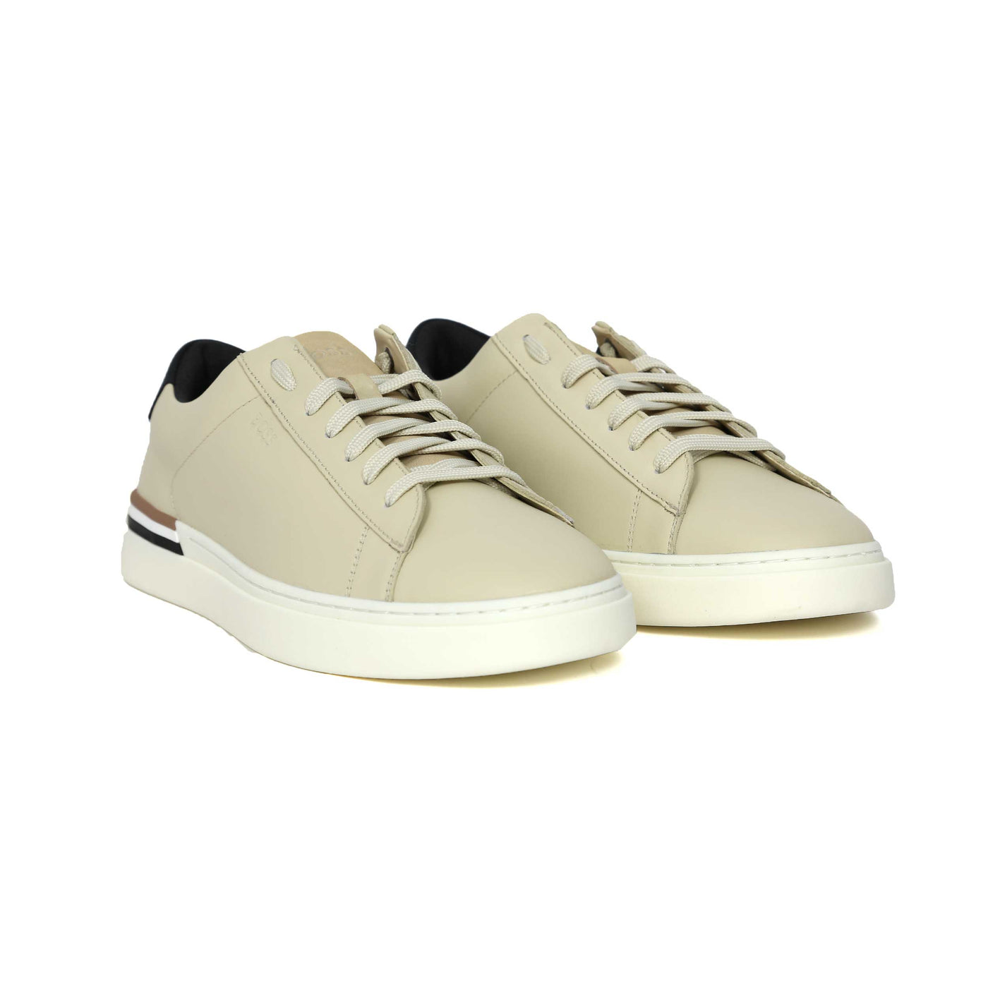 BOSS Clint Tenn ltnu Trainer in Beige Pair