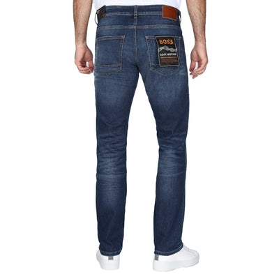 BOSS Delaware BC C Jean in Dark Blue Denim Back