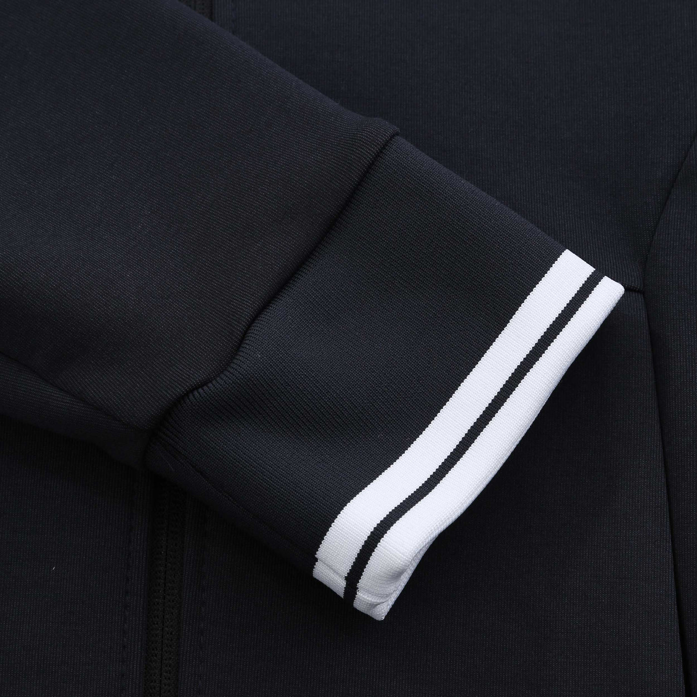 BOSS FZ Hoodie Zone Sweat Top in Dark Blue Cuff