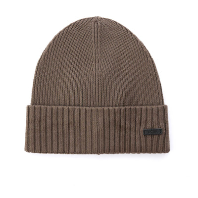 BOSS Fati Beanie Hat in Khaki