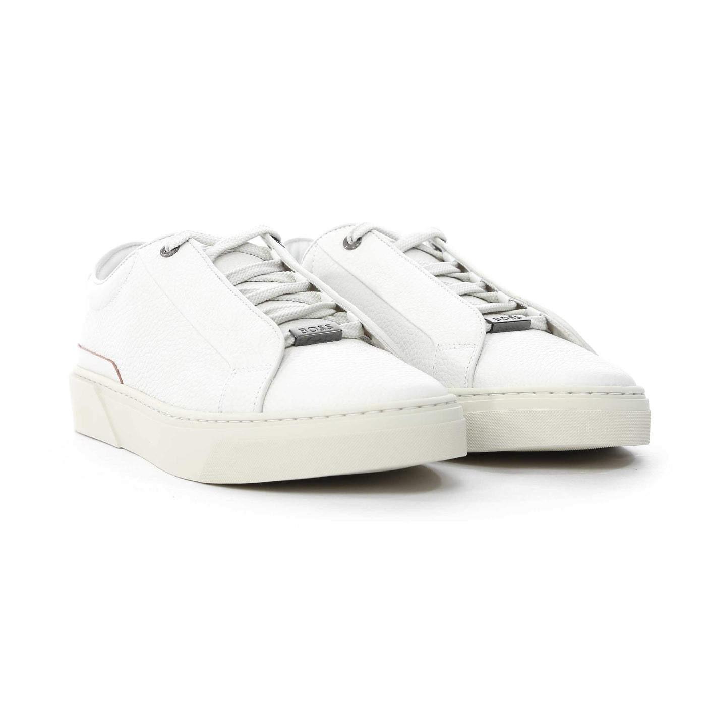 BOSS Gary Tenn grlthd Trainer in Open White Pair