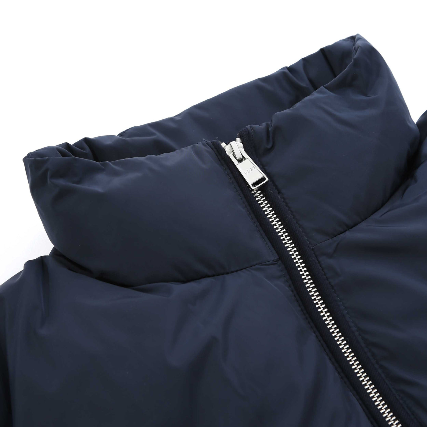 BOSS H Clanello 1 Jacket in Dark Blue Neck
