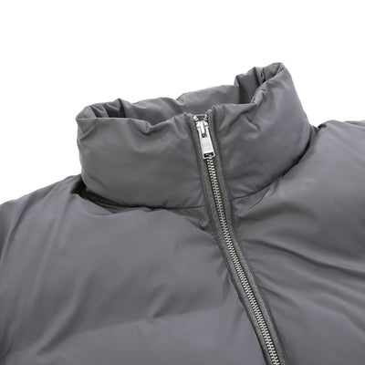 BOSS H Clanello 1 Jacket in Medium Grey collar