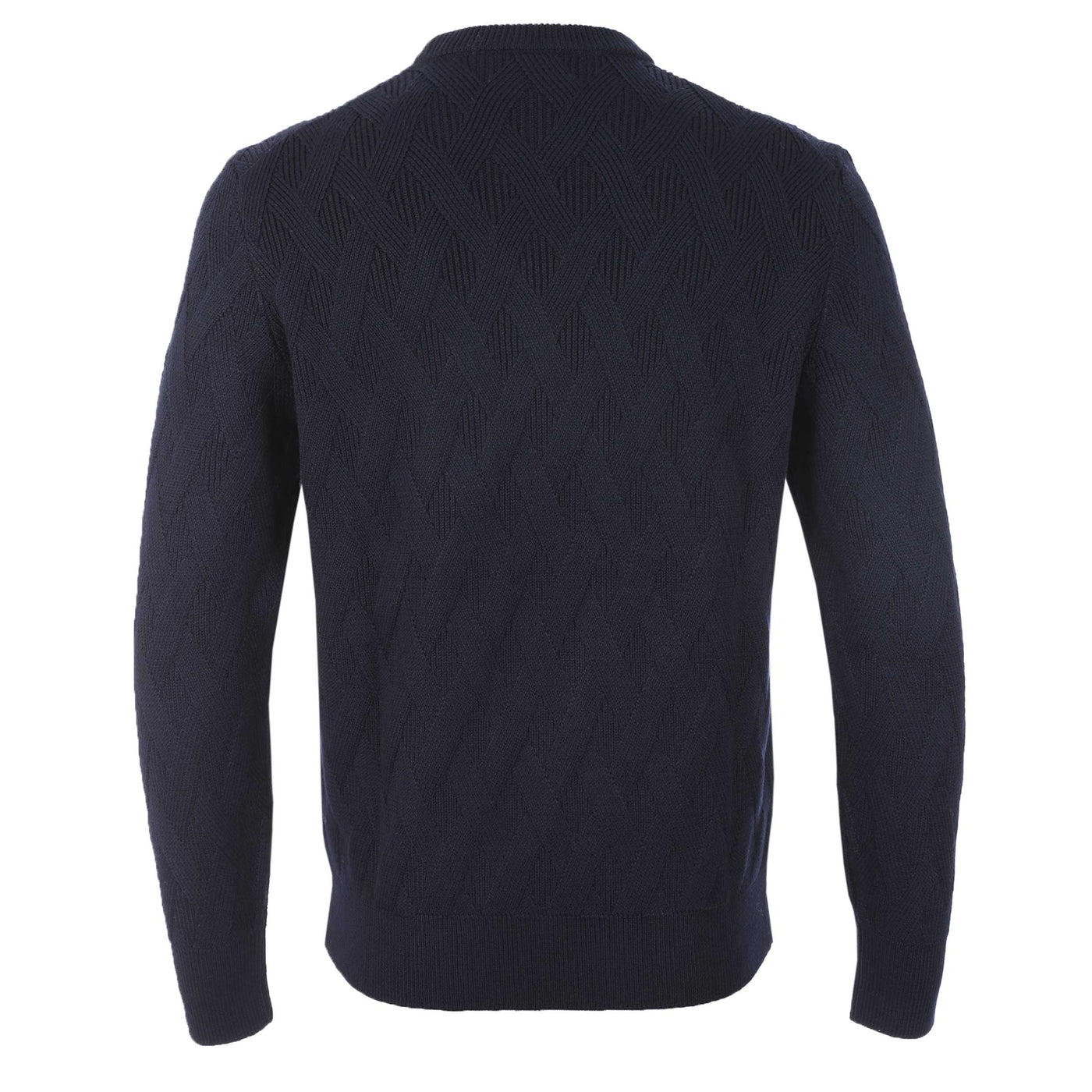 BOSS H Elfredo Knitwear in Dark Blue Back