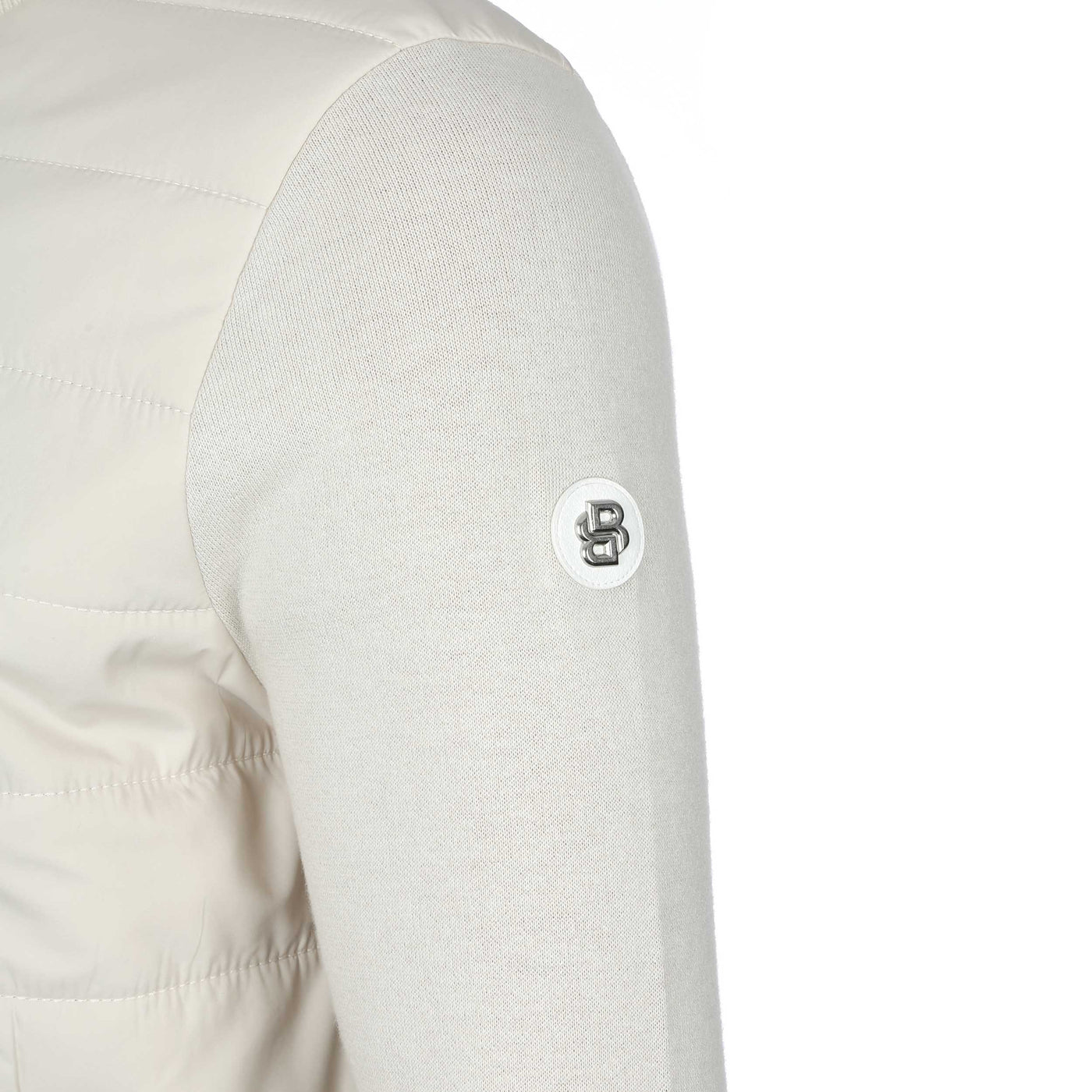 BOSS H Hernesto Knitwear in Cream Logo