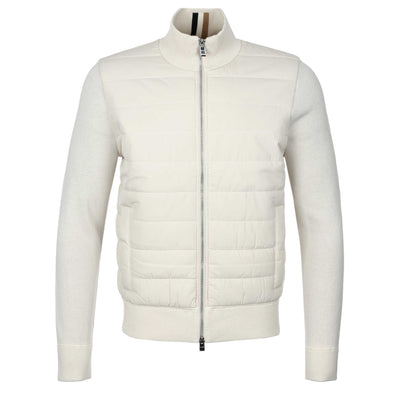 BOSS H Hernesto Knitwear in Cream
