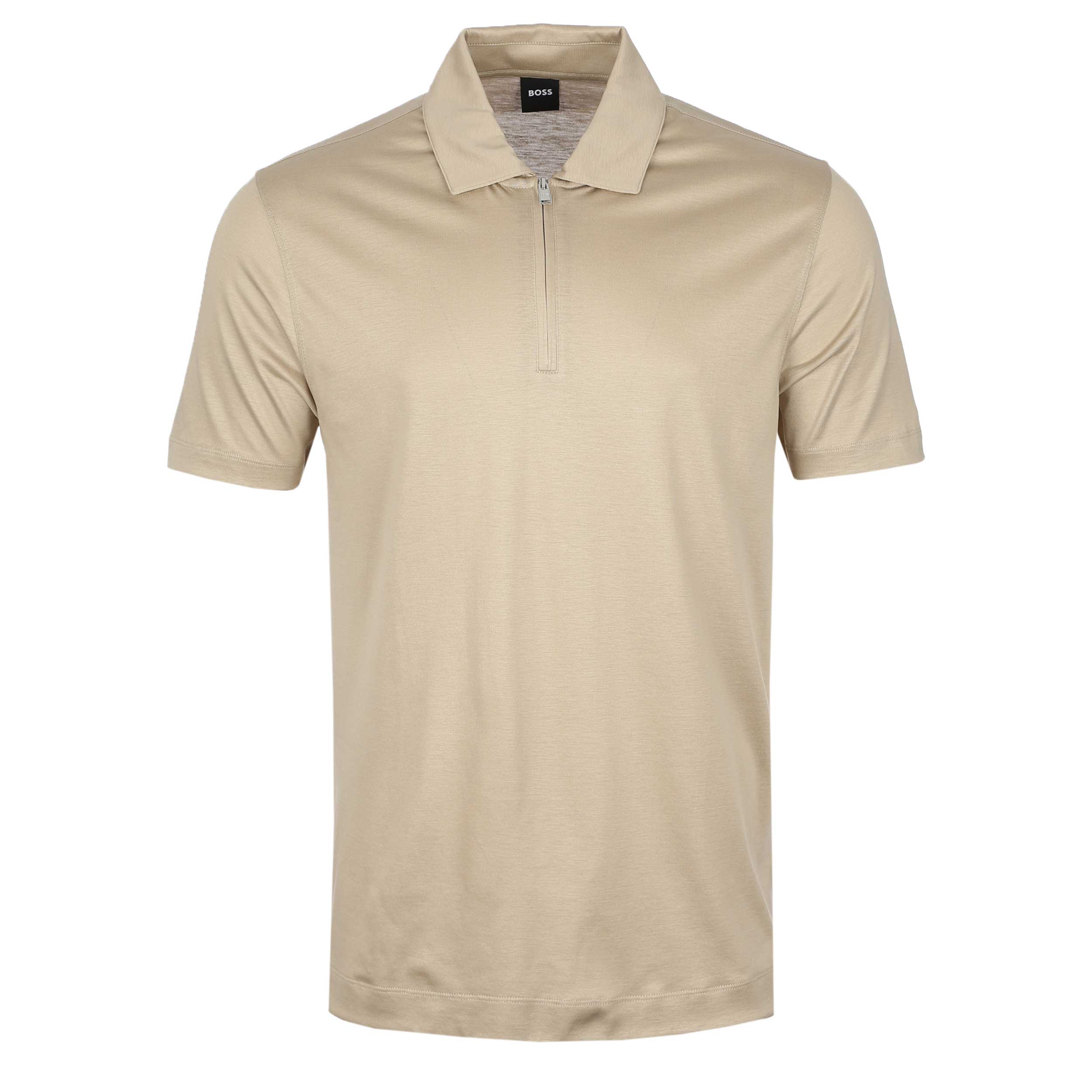 BOSS H Paras 50 Polo Shirt in Light Beige