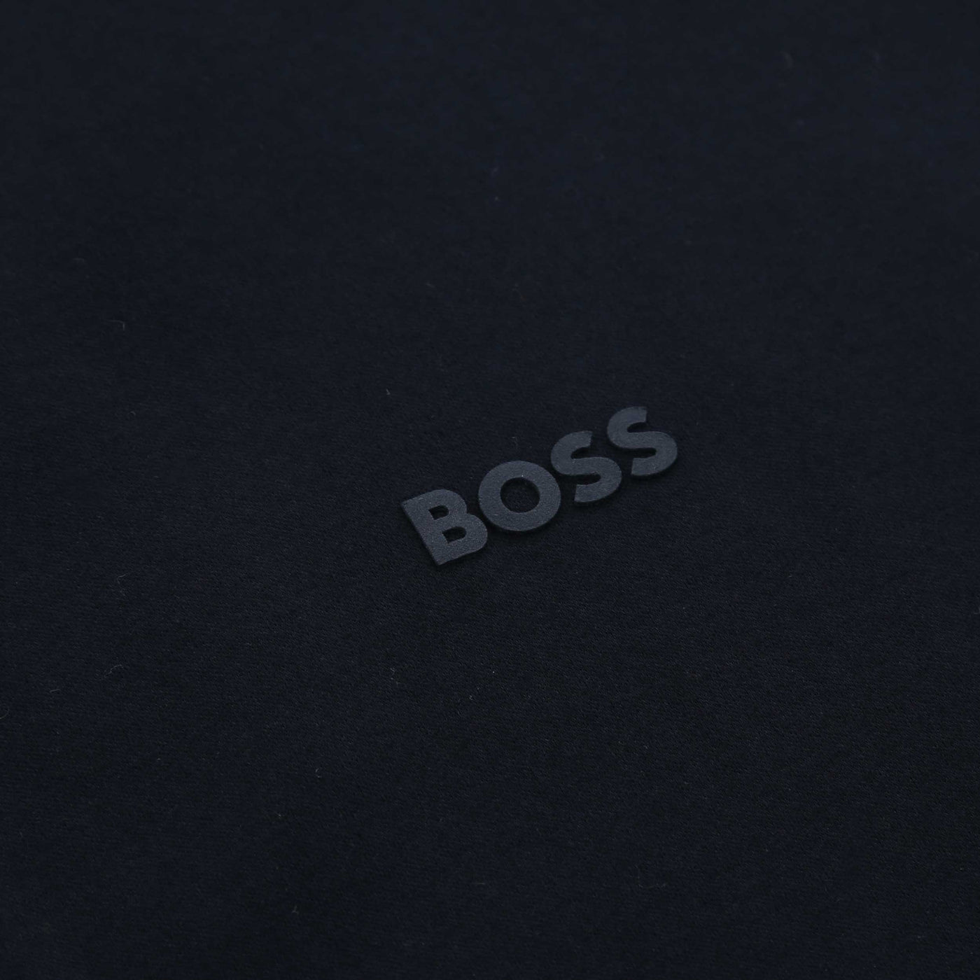 BOSS H Pleins 200 Long Sleeve Polo in Dark Blue Logo
