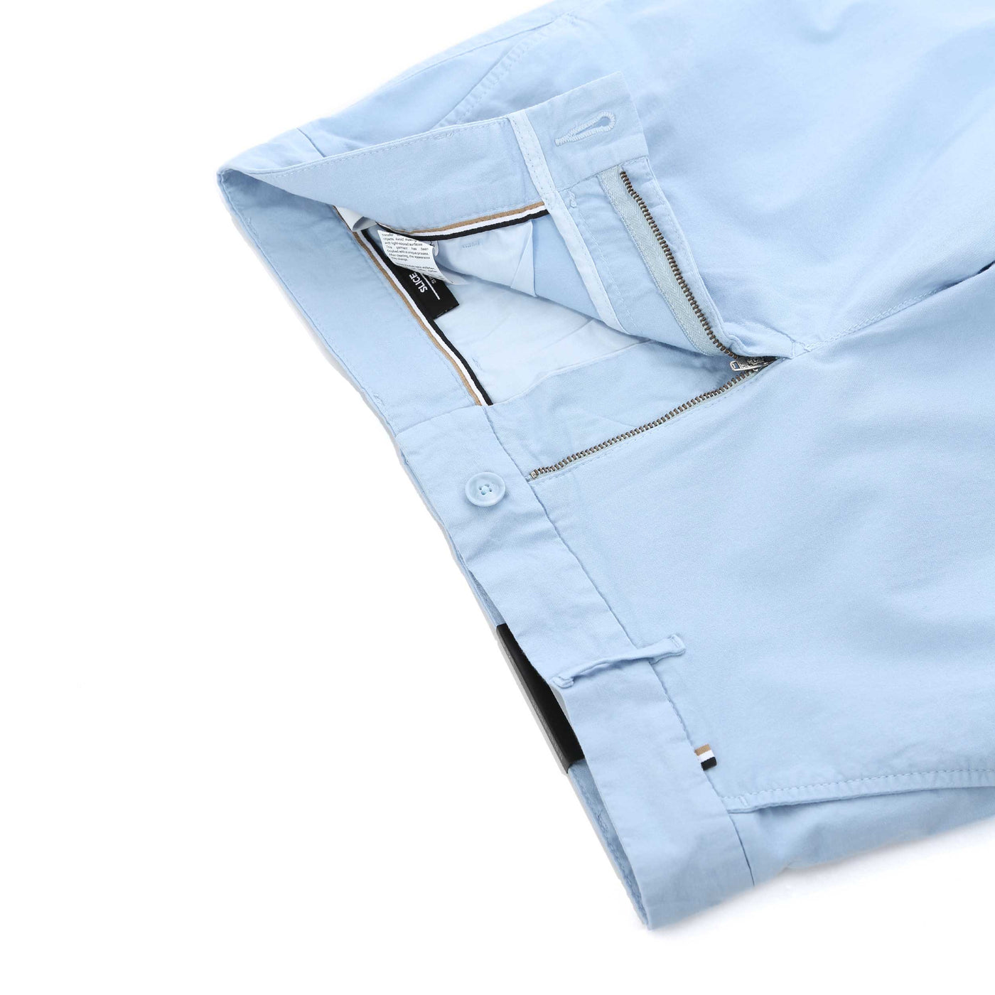 BOSS H Slice Shorts1 Short in Sky Blue Zip