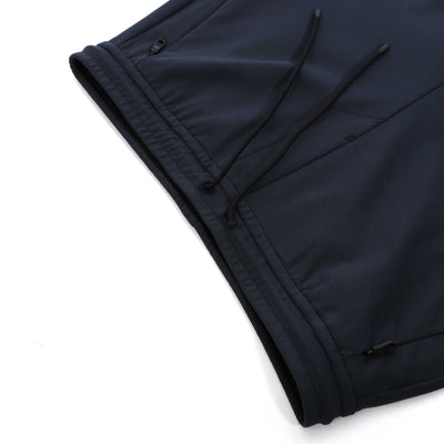 BOSS Headlo Rib Sweat Short in Dark Blue Waist