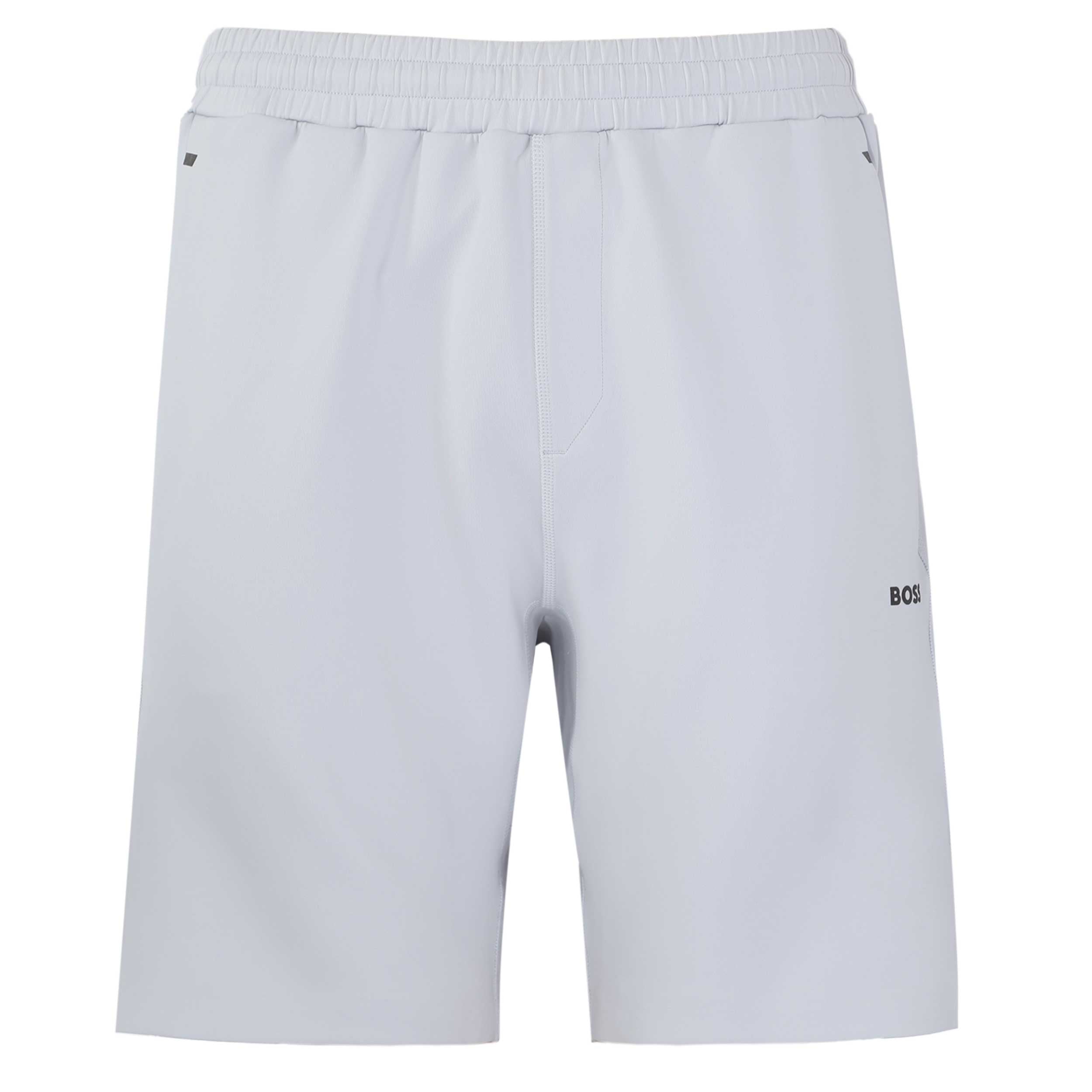 BOSS Hecon Active Sweat Short in Light Grey