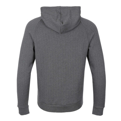 BOSS Heritage Jacket H Hooded Sweatshirt in Medium Grey Back