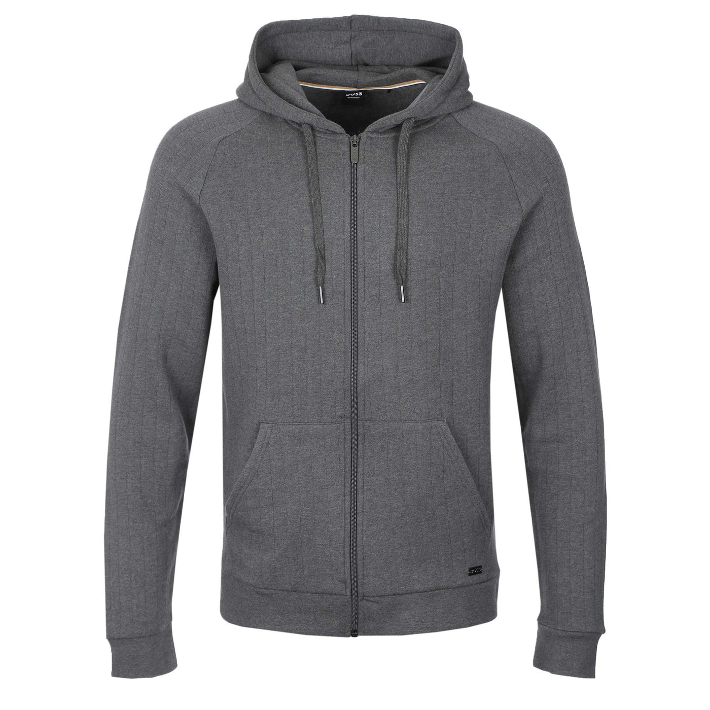 BOSS Heritage Jacket H Hooded Sweatshirt in Medium Grey