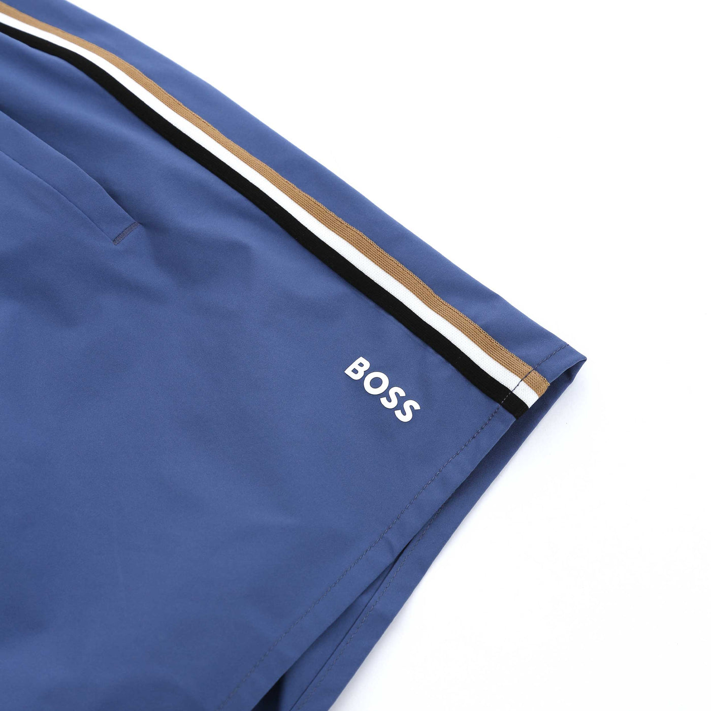 BOSS Iconic Swim Short in French Blue Logo