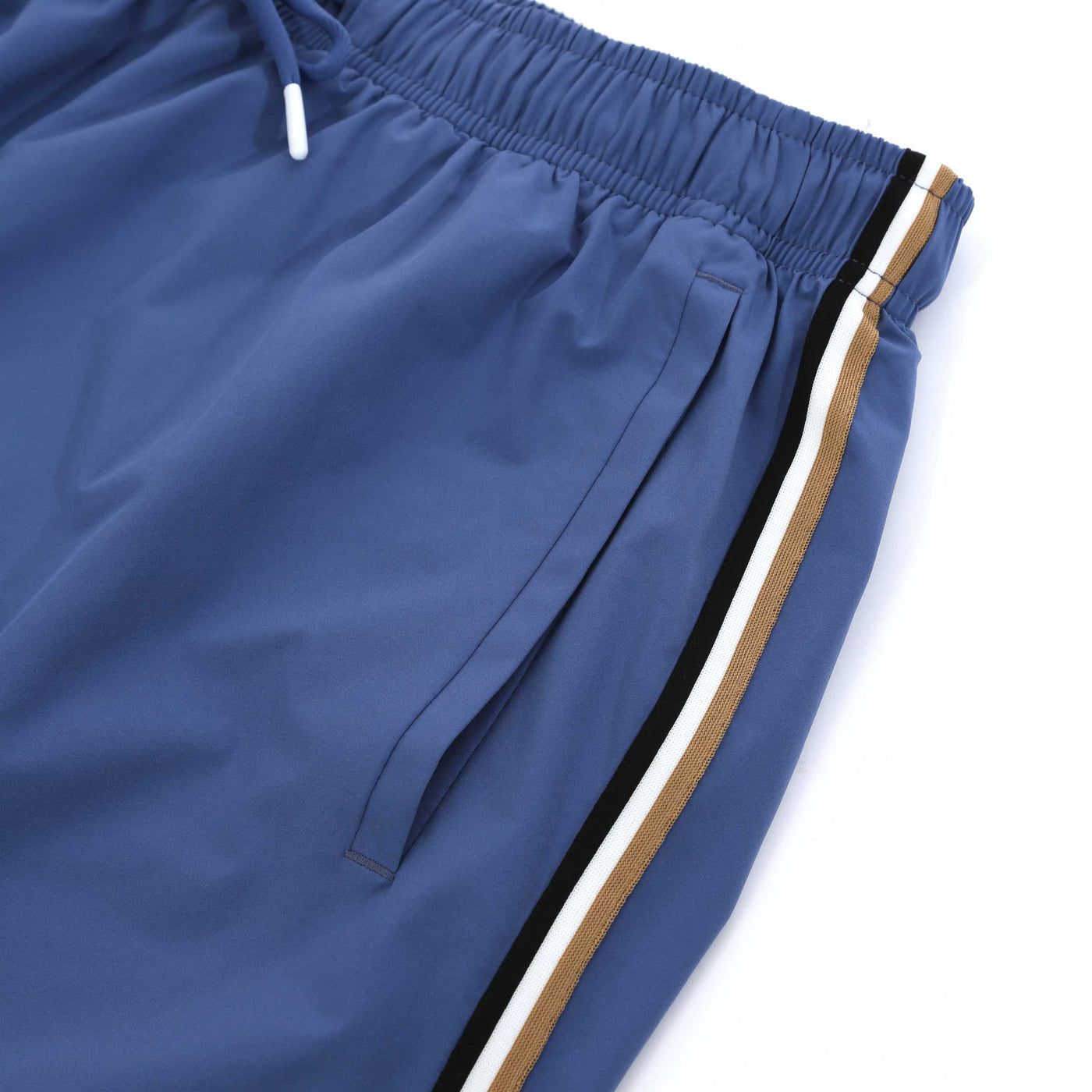 BOSS Iconic Swim Short in French Blue Pocket