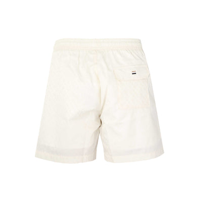 BOSS Jacques Swim Short in Off White Back