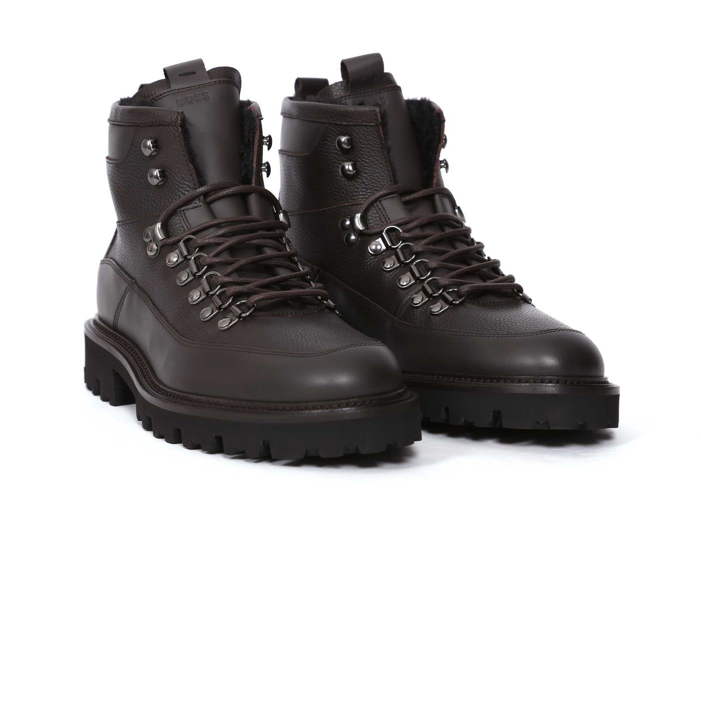 BOSS Julyo Halb grlthkfr Boot in Dark Brown Pair