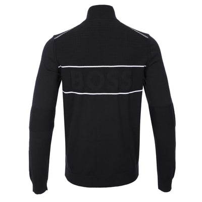 BOSS K_Hydro QZ-1 Knitwear in Dark Blue Back