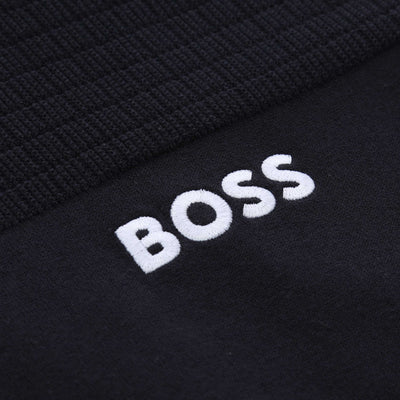 BOSS K_Hydro QZ-1 Knitwear in Dark Blue Logo