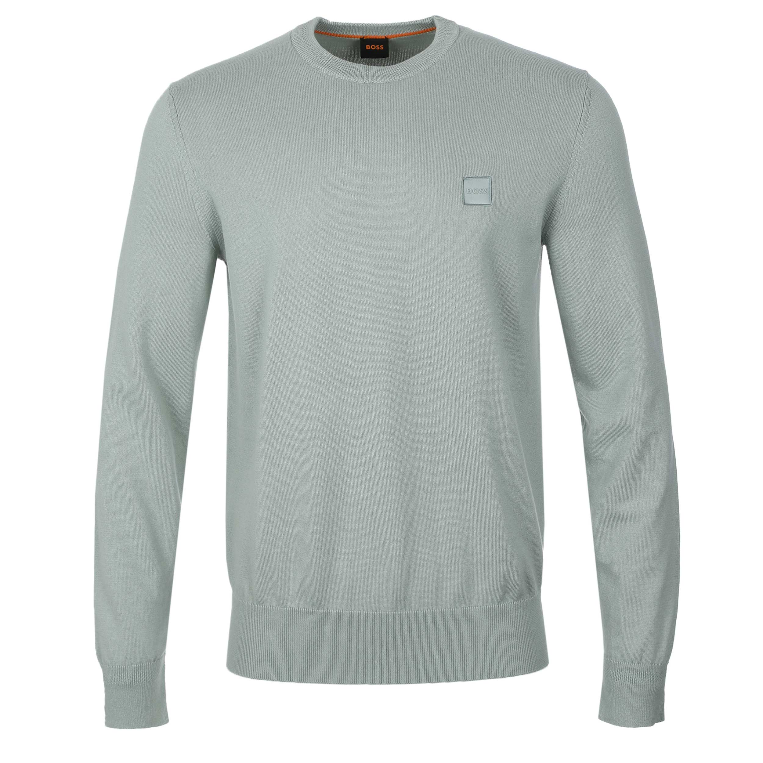 BOSS Kanovano S Knitwear in Sage Green