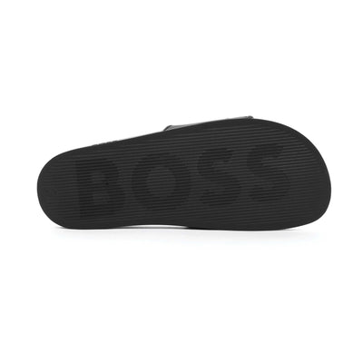 BOSS Kirk Slid rblg Slide in Black Sole