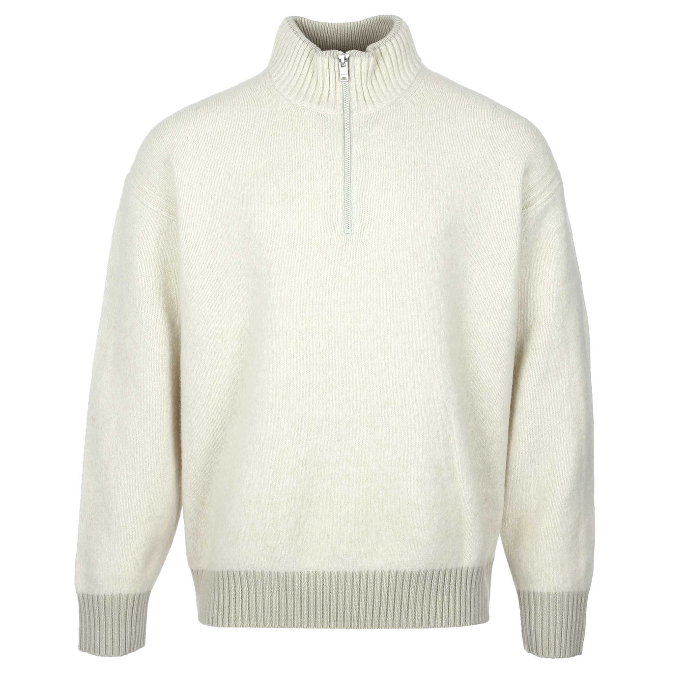 BOSS Kobear Quarter Zip in Light Beige