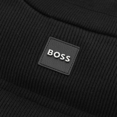 BOSS Mandolino Gilet in Black logo