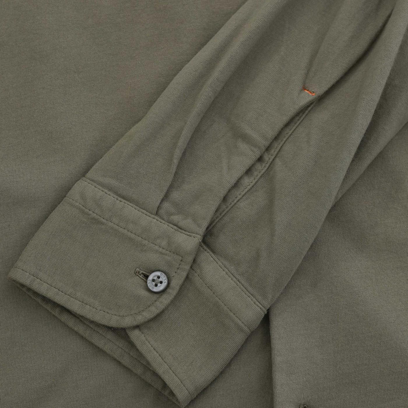 BOSS Myjersey M Shirt in Khaki Sleeve