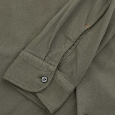 BOSS Myjersey M Shirt in Khaki Sleeve