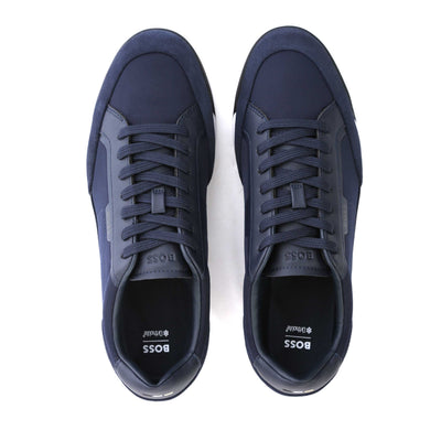 BOSS Nitan txsd Trainer in Dark Blue Birdseye