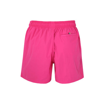 BOSS Octopus Swim Short in Pink Back