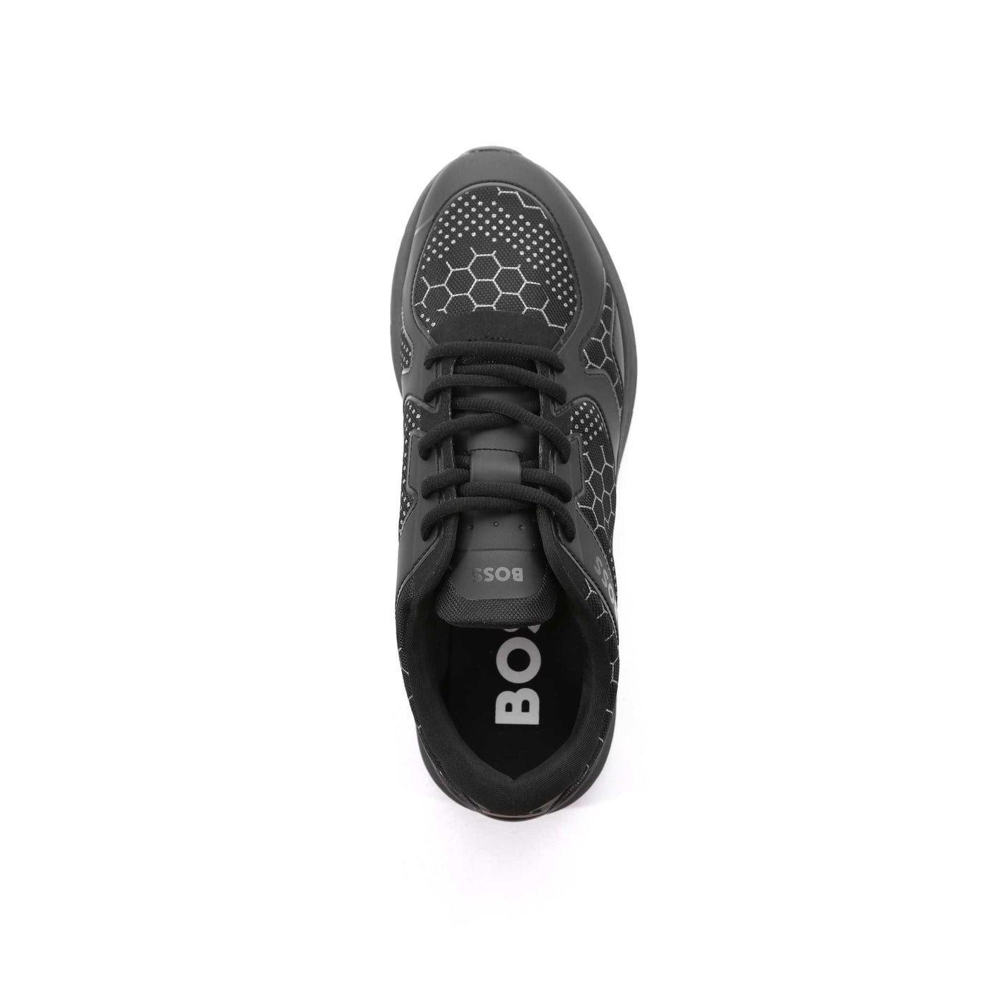 BOSS Owen Runn rf Trainer in Black Birdseye