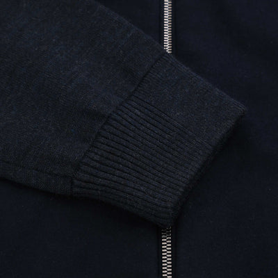 BOSS P Heflo Knitwear in Dark Blue Cuff