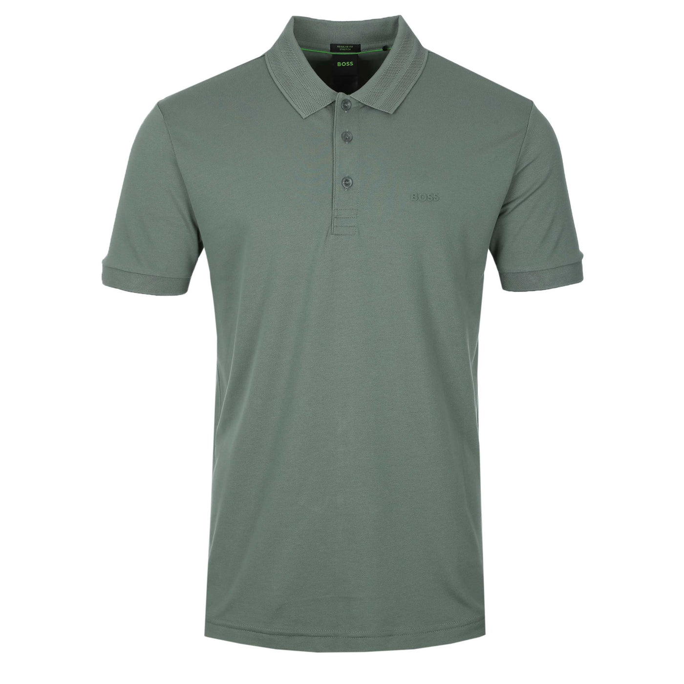 BOSS PL Mirror Paddy Polo Shirt in Open Green