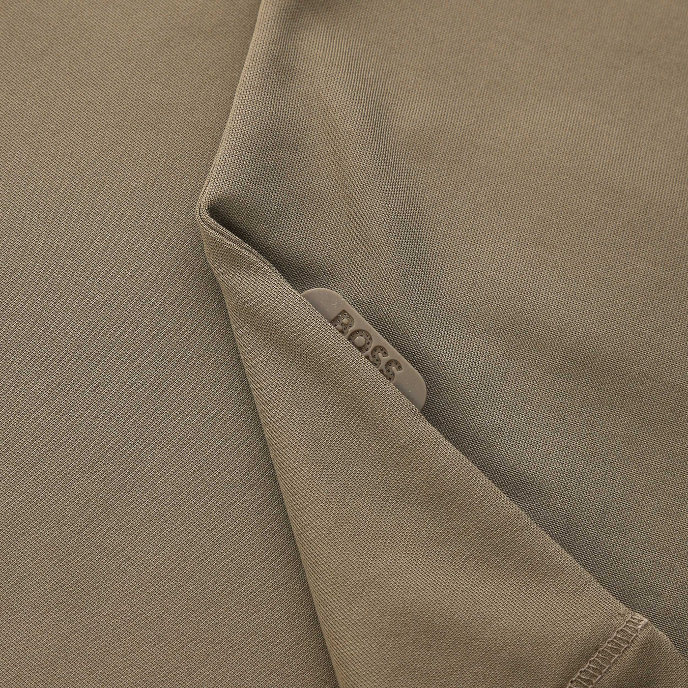 BOSS P Paino 152 Polo Shirt in Open Brown Logo Tab