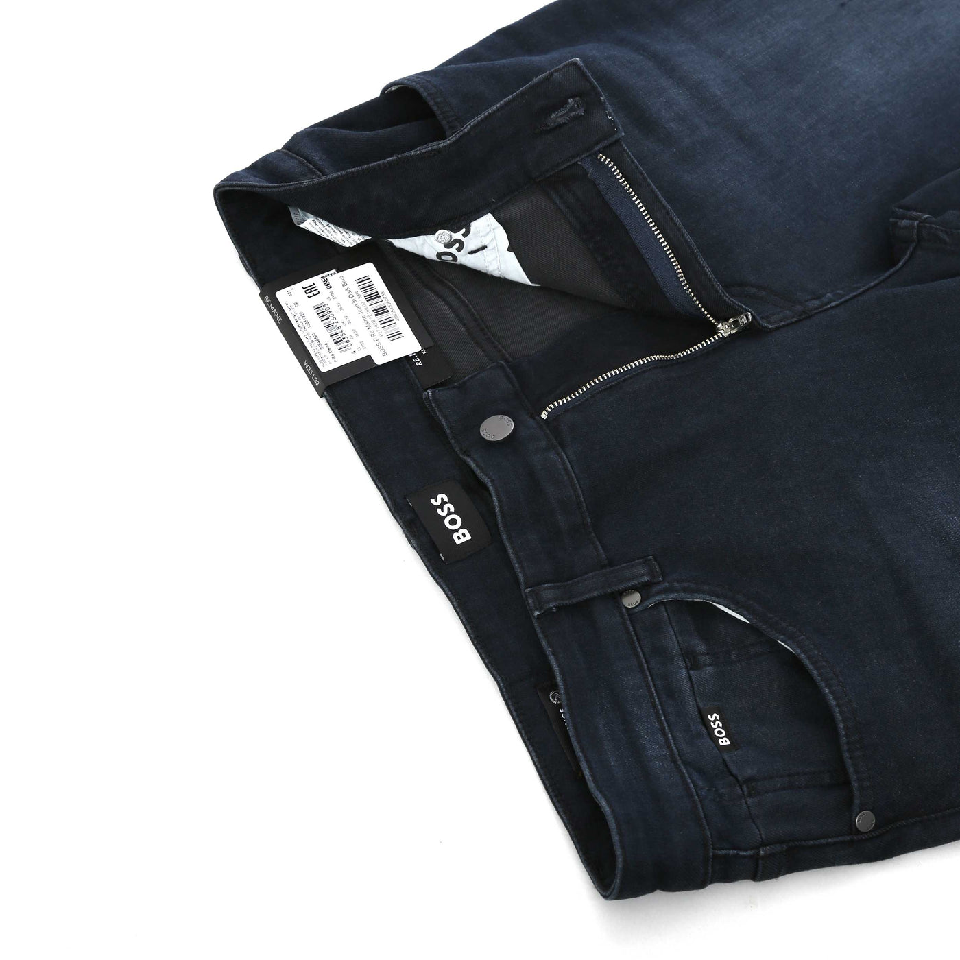 BOSS P Re Maine Jean in Dark Blue zip