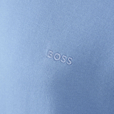 BOSS Pacas L Knitwear in Sky Blue Logo