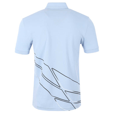 BOSS Paddy 3 Polo Shirt in Sky Blue Back