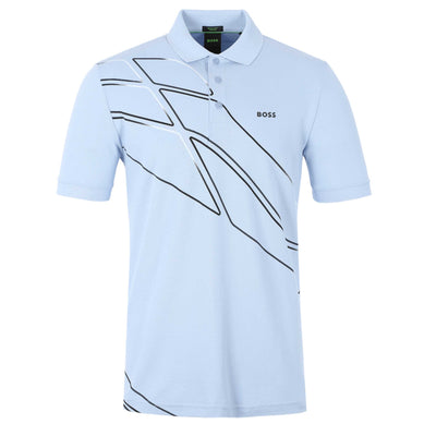 BOSS Paddy 3 Polo Shirt in Sky Blue